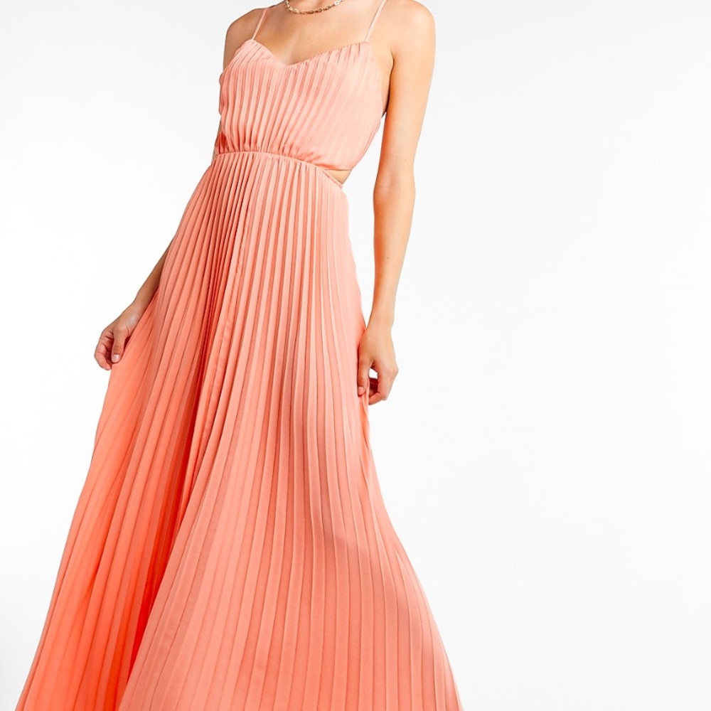 Express Maxi Cut-out Dress (MSRP $118)